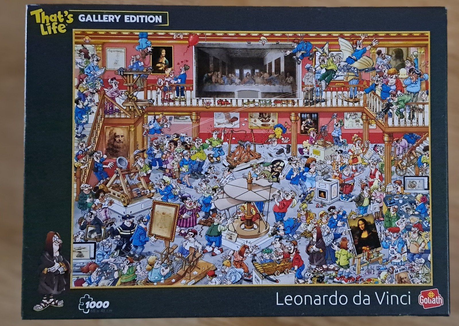 Galery edition Leonardo da Vinci puzzel 1000 stukjes, Ophalen, 500 t/m 1500 stukjes, Zo goed als nieuw