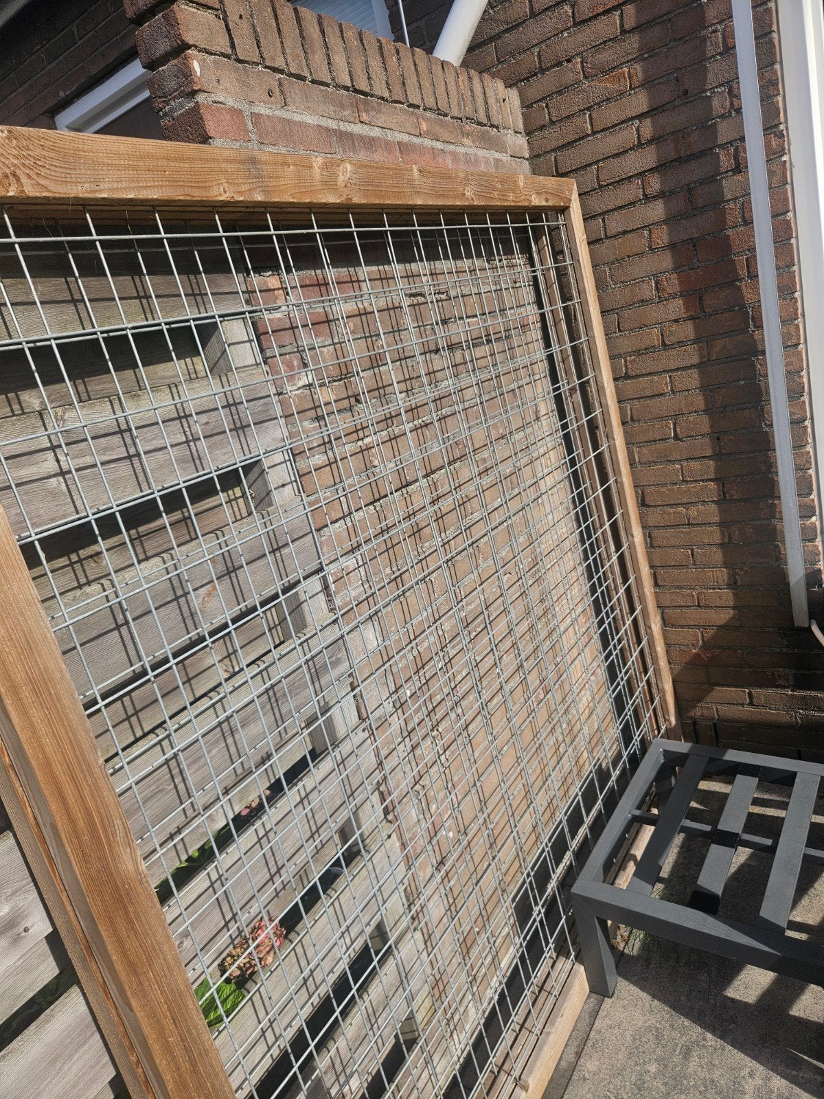 2 stuks Douglas draadscherm - Robuust en duurzaam, Ophalen, Gebruikt, Hout, Gaashekwerk