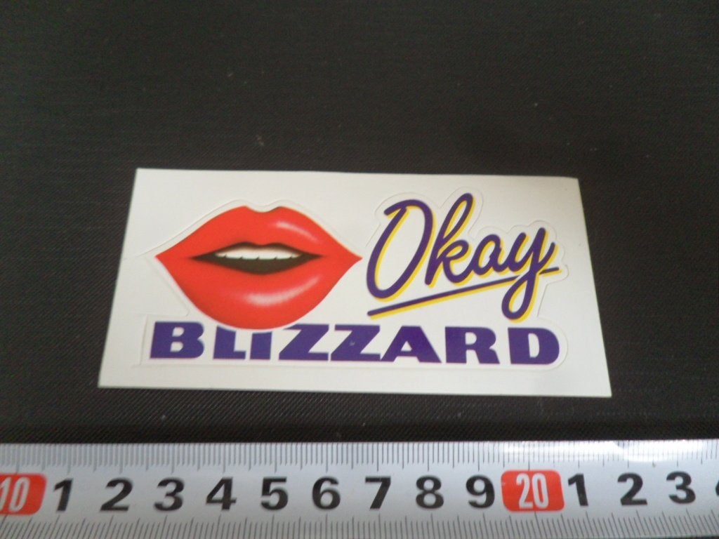 sticker BLIZZARD okay *, Ophalen, Zo goed als nieuw