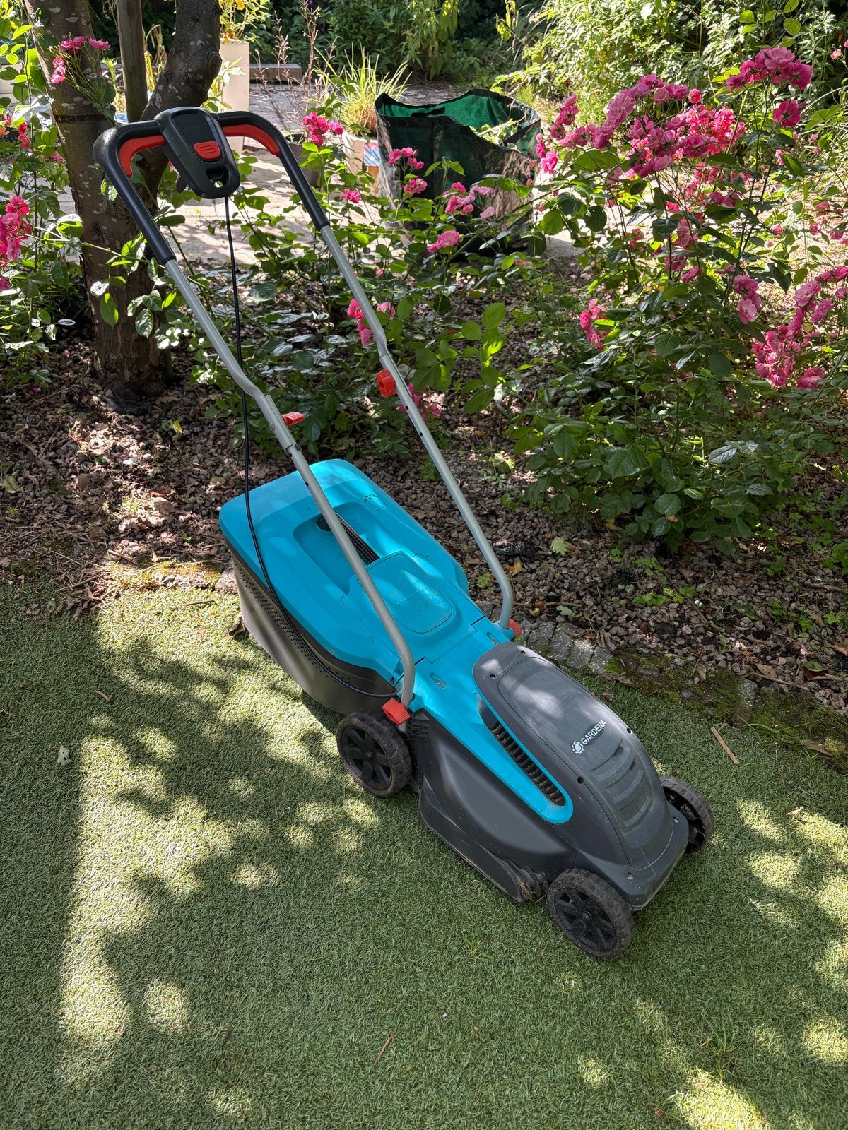 Gardena elektrische grasmaaier Powermax, Tuin en Terras, Ophalen, Cirkelmaaier, Elektrische grasmaaier, Zo goed als nieuw