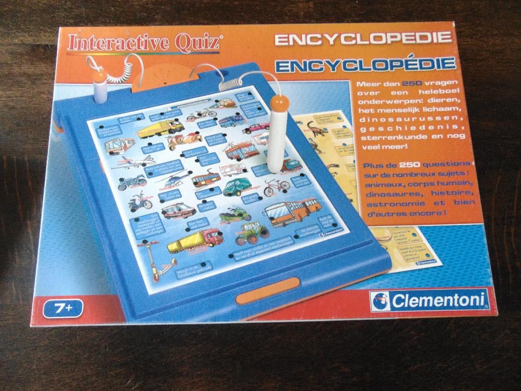 Interactive Quiz Encyclopedie meer dan 250 vragen, Ophalen of Verzenden, Zo goed als nieuw, Ontdekken, Met licht