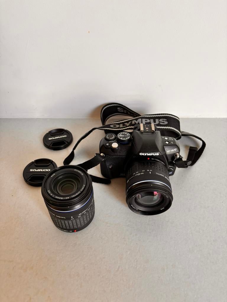 Olympus spiegelreflexcamera E-420 complete set, Audio, Tv en Foto, Fotocamera's Digitaal, Ophalen, Zo goed als nieuw, Spiegelreflex