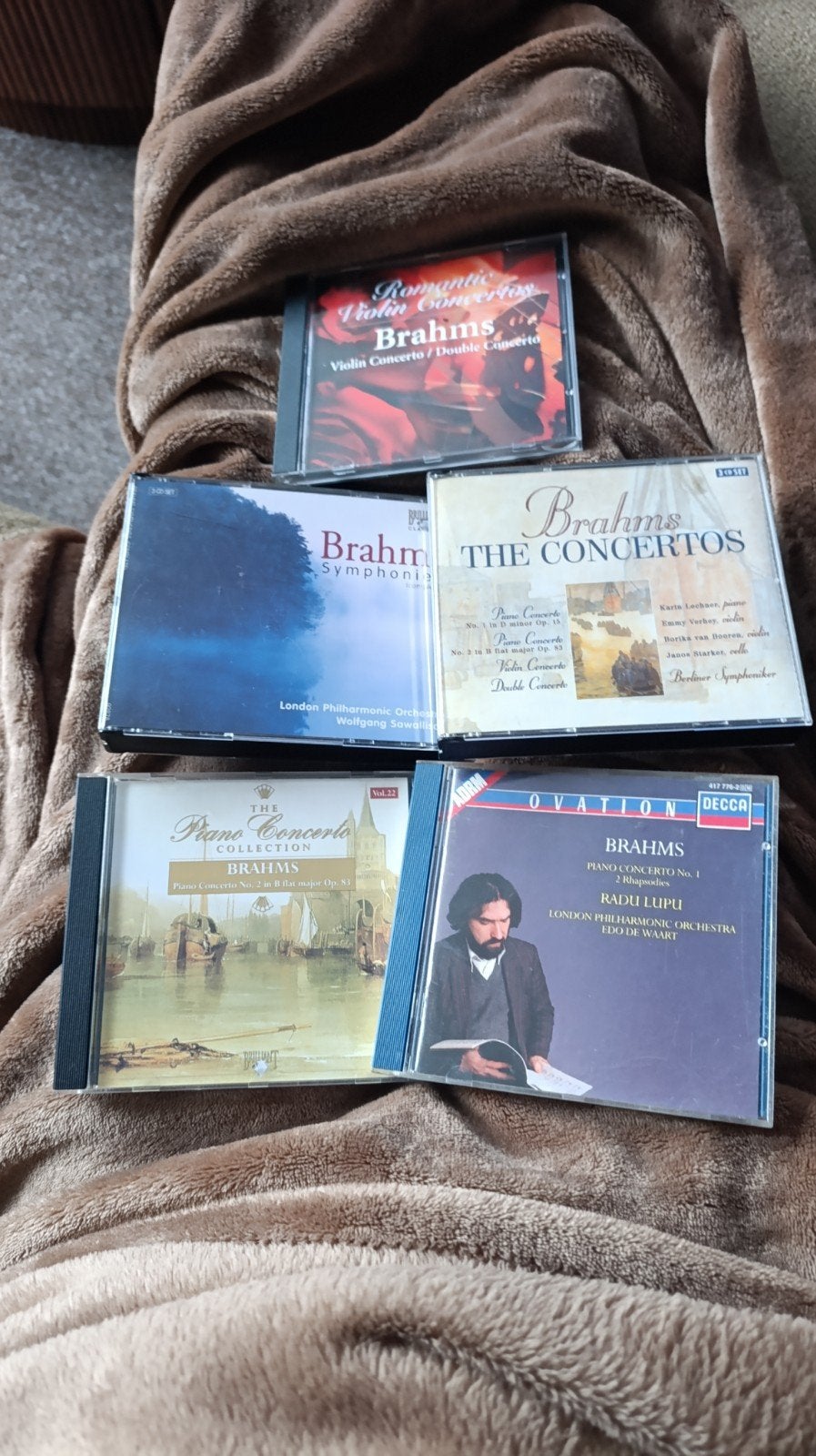 Brahms CD Collectie: Symfonieën, Concerten & Piano, Cd's en Dvd's, Inclusief boekje, Gebruikt, Boxset, Brahms