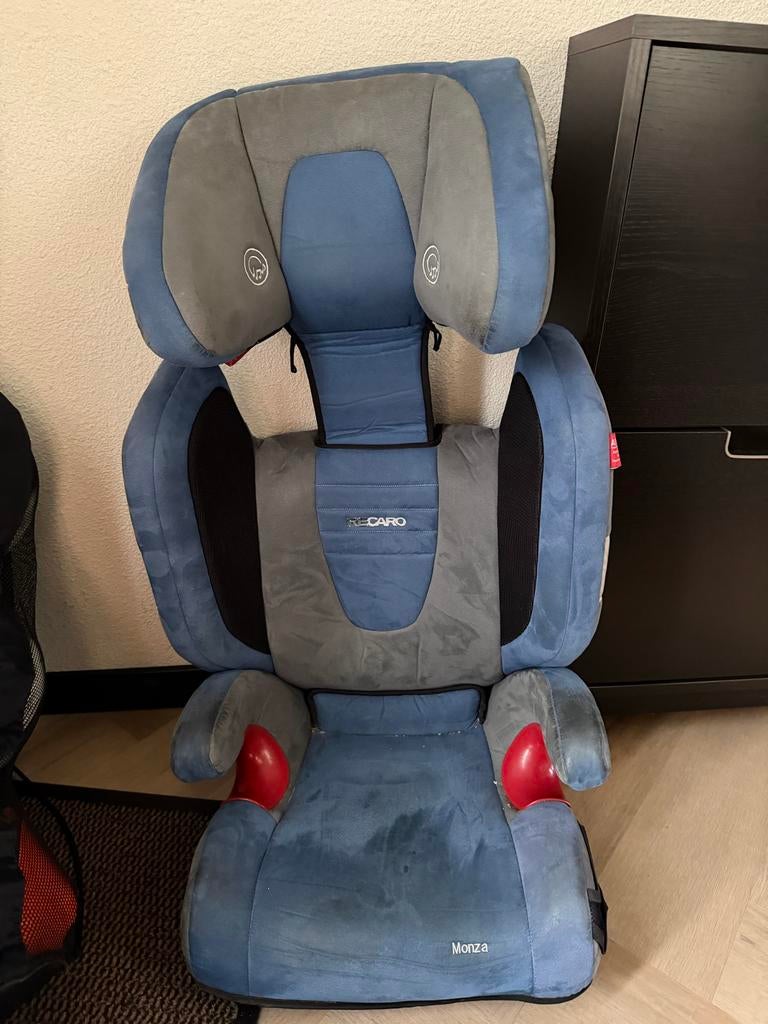 Recaro Monza autostoel - Blauw/Grijs, 15 t/m 36 kg, Verstelbare rugleuning, Ophalen, Overige merken