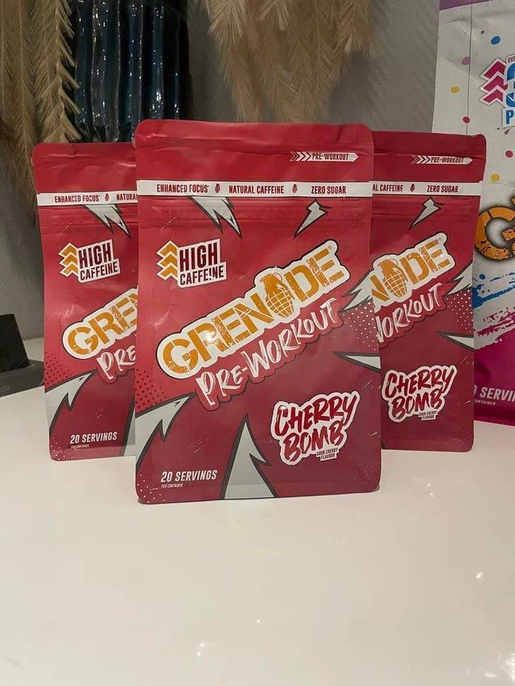 Grenade Cherry Bomb Pre Workout €18 Top Deal, Ophalen of Verzenden
