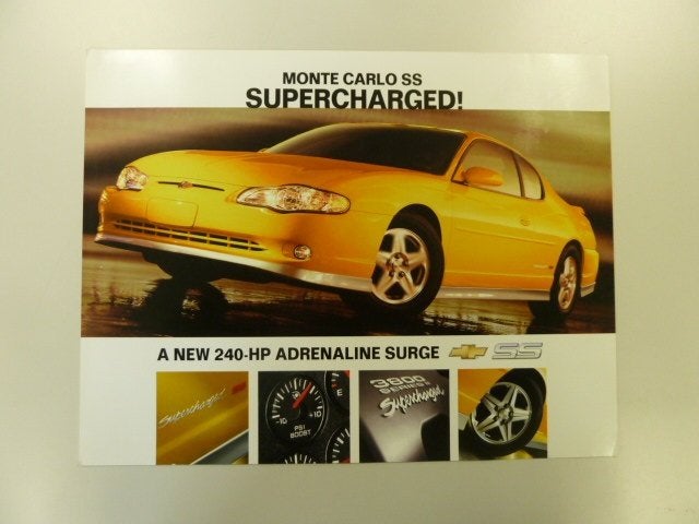 2004 Chevrolet Monte Carlo SS Supercharged Brochure USA, Ophalen of Verzenden, Gelezen, Chevrolet