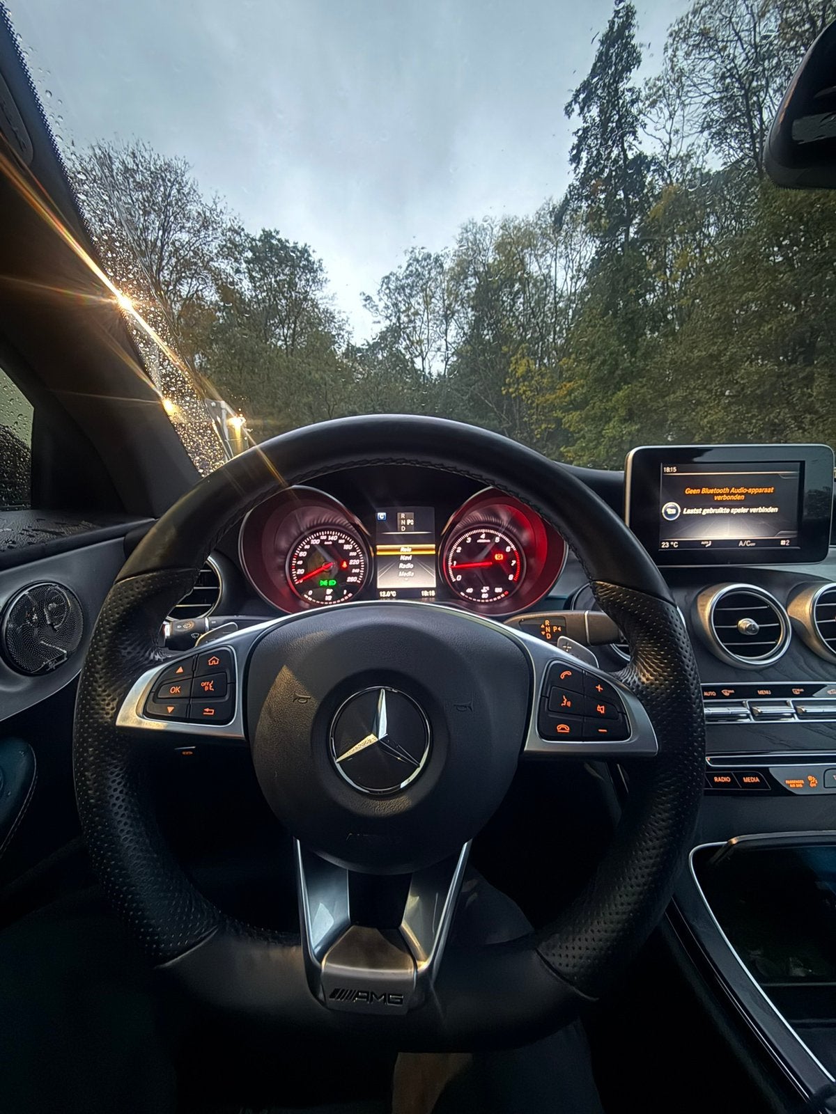 Mercedes c180 coupe Amg pakket, Auto's, 4 cilinders, 715 kg, Alcantara, Wit