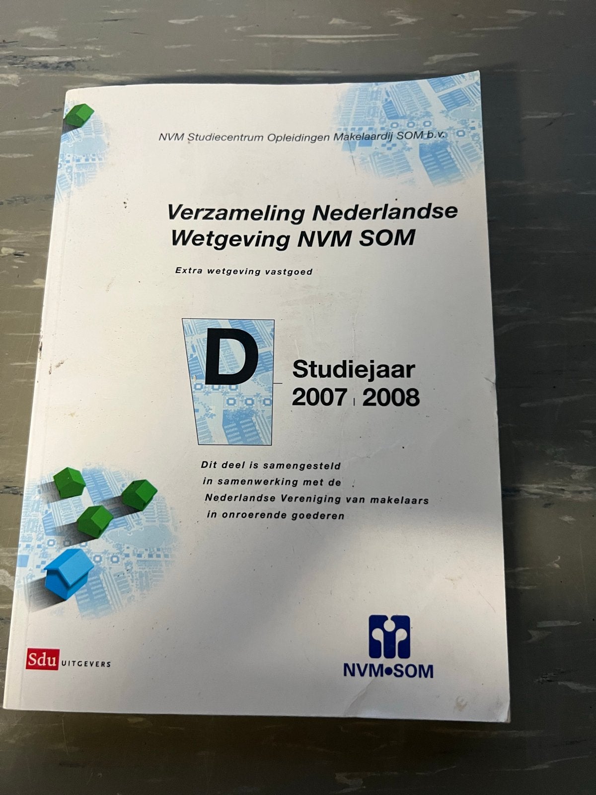 Verzameling Nederlandse Wetgeving NVM SOM 2007-2008, Ophalen of Verzenden, Gamma, Zo goed als nieuw, HBO