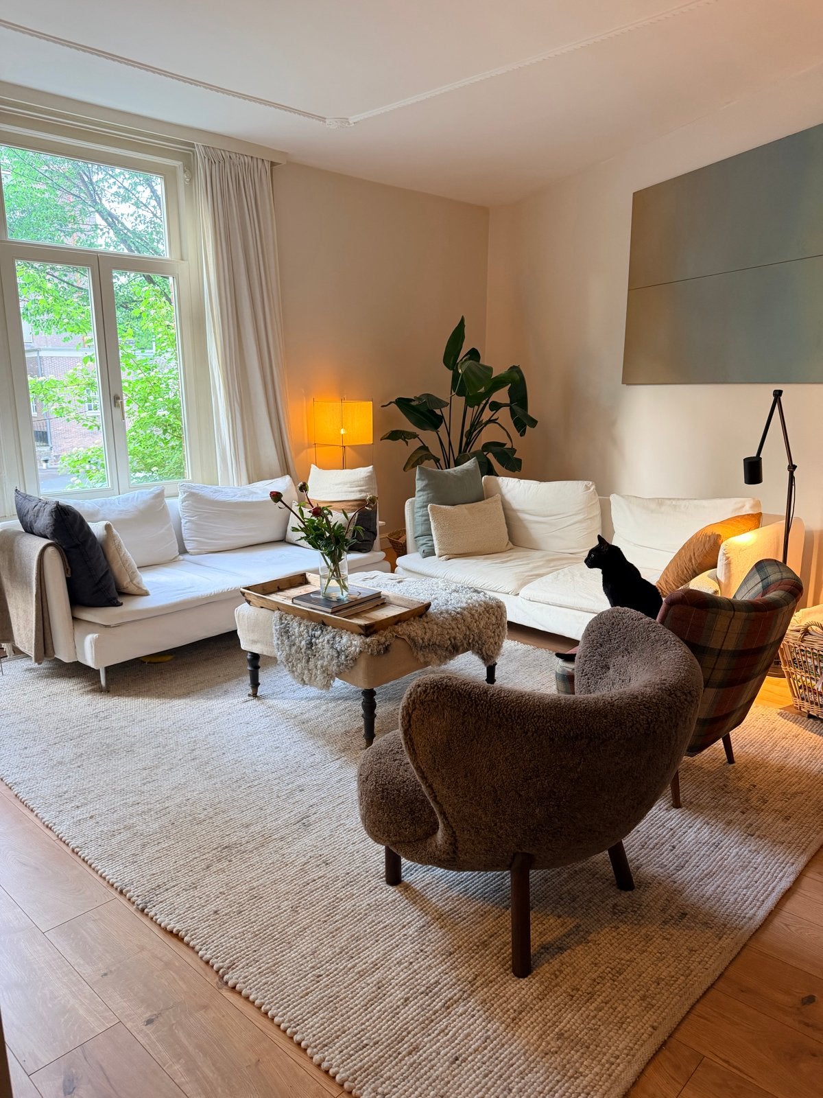 Twee IKEA Söderhamn banken, Huis en Inrichting, Banken | Bankstellen, Ophalen, Gebruikt, Driepersoons, 75 tot 100 cm
