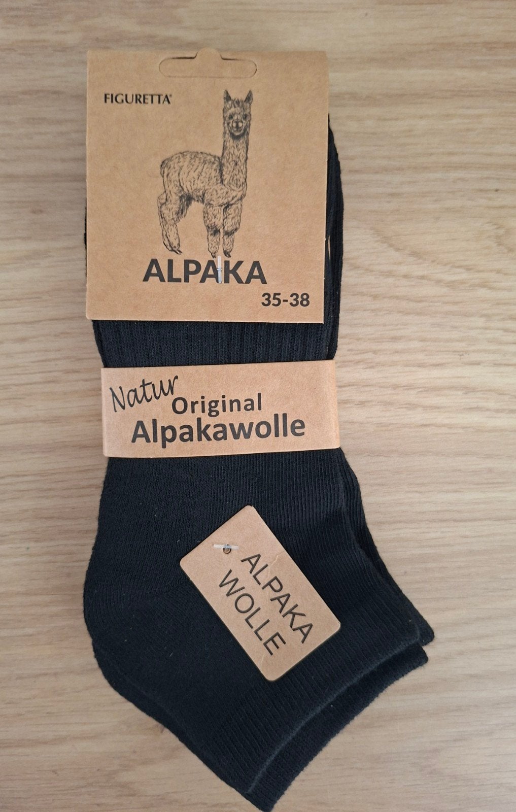 3 Paar Dunne Alpaka Wollen Sneaker Sokken Maat 35-38 (Zwart), Kleding | Heren, Sokken en Kousen, Zwart, Nieuw, Overige maten, Ophalen of Verzenden
