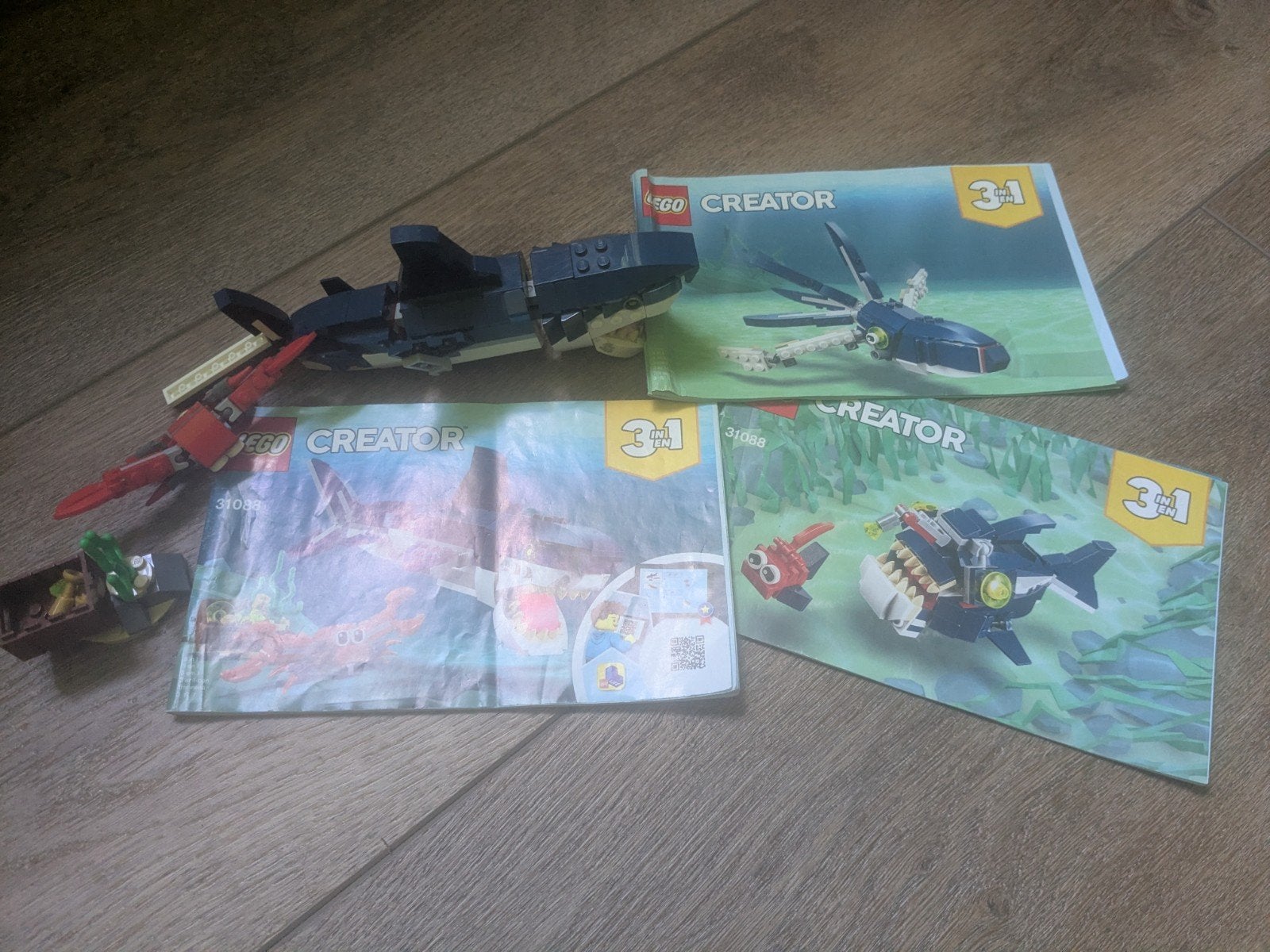 Lego 3 in 1 31088 Haai, Ophalen of Verzenden