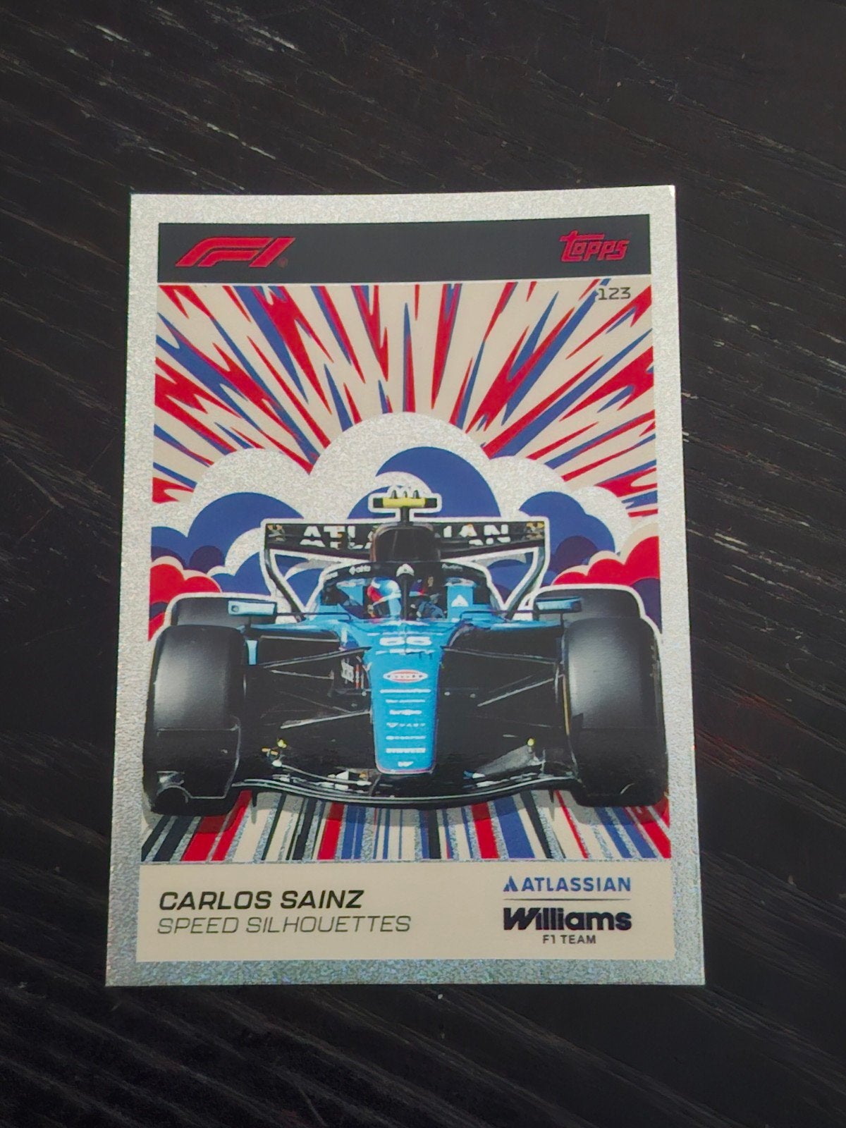 Carlos Sainz Speed Silhouettes Topps F1 Kaart, Verzamelen, Ophalen of Verzenden, Zo goed als nieuw, Formule 1