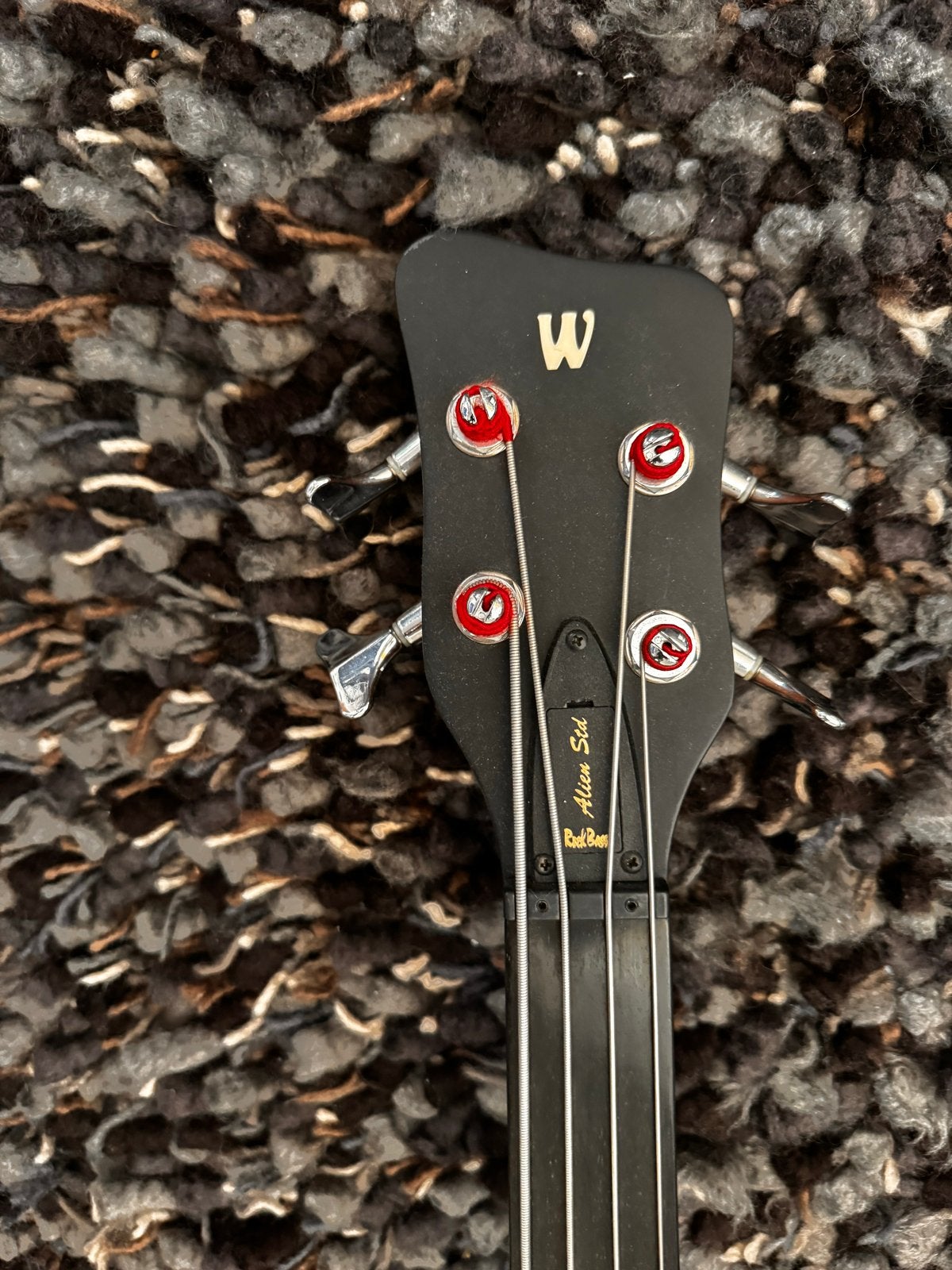 Warwick Alien Rockbass Fretloze Akoestische Basgitaar, Ophalen, Zo goed als nieuw, Akoestisch, Fretloos