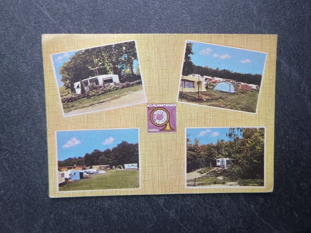 Rucphen, camping de Posthoorn 1971, Verzenden, 1960 tot 1980, Gelopen, Noord-Brabant