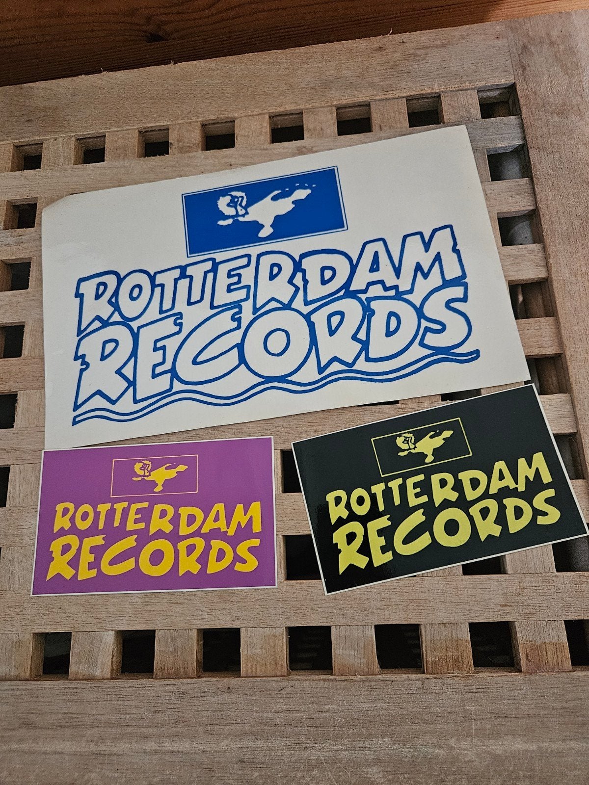 Rotterdam records stickers, Ophalen of Verzenden, Zo goed als nieuw