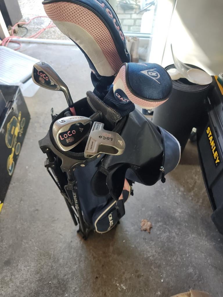 Meisjes golfset (driver, hybride, ijzer 7, ijzer 9, putter), Sport en Fitness, Golf, Ophalen of Verzenden, Gebruikt, Set, Overige merken