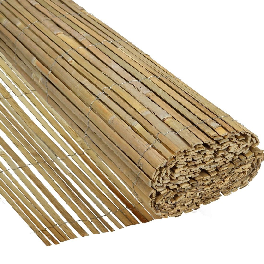 2x Nieuwe Gespleten Bamboe Mat 200x500cm, Overige materialen, Nieuw, Ophalen of Verzenden, 2 meter of meer