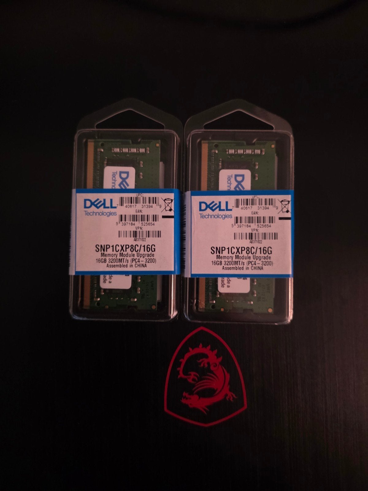 Dell Ddr4 Ram 16BG 3200MT/s Te Koop, DDR4, Nieuw, Ophalen of Verzenden, Laptop