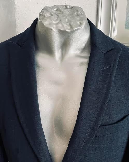 Cavallaro Napoli colbert maat 48, Kleding | Heren, Ophalen of Verzenden, Zo goed als nieuw, Maat 48/50 (M), Blauw