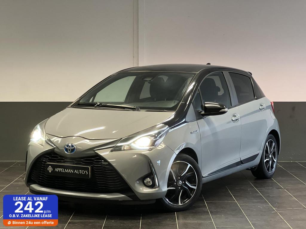 Toyota Yaris 1.5 Hybrid Premium | Cruise Contr | Stoelverwar, Zwart, 4 cilinders, Bedrijf, Hybride Elektrisch/Benzine