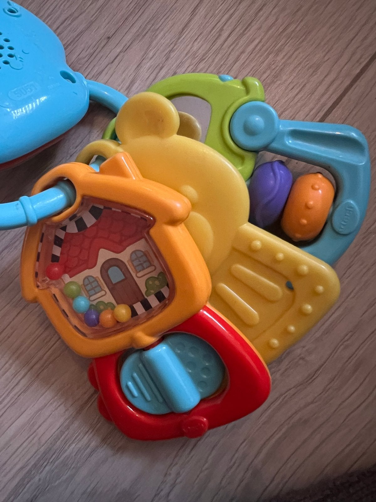 VTech Baby's Sleutelbos Rammelaar met Licht en Geluid, Ophalen of Verzenden, Zo goed als nieuw, Rammelaar, Met licht