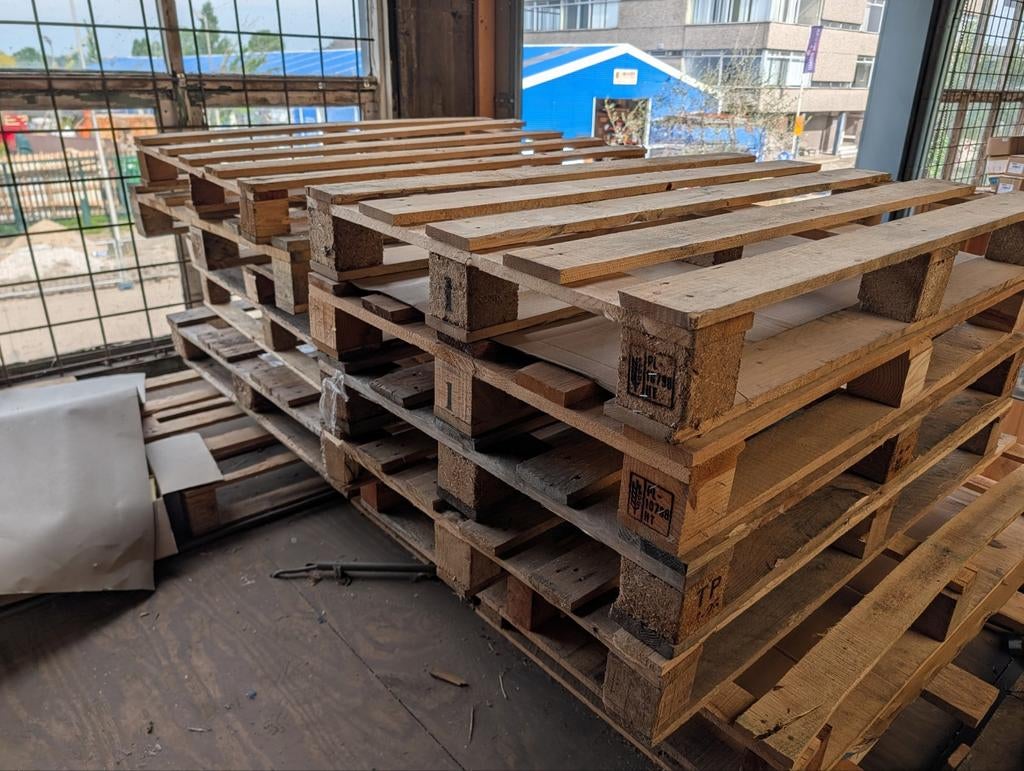 Prima pallets tbv kachel, Ophalen, 50 mm of meer, Pallet, Minder dan 200 cm