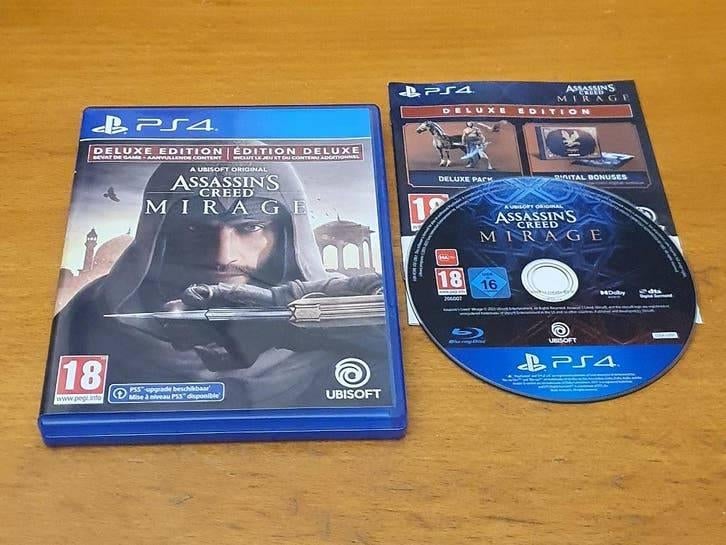 PS4 | Assassin's Creed Mirage, Spelcomputers en Games, Games | Sony PlayStation 4, Avontuur en Actie, Gebruikt, Vanaf 18 jaar