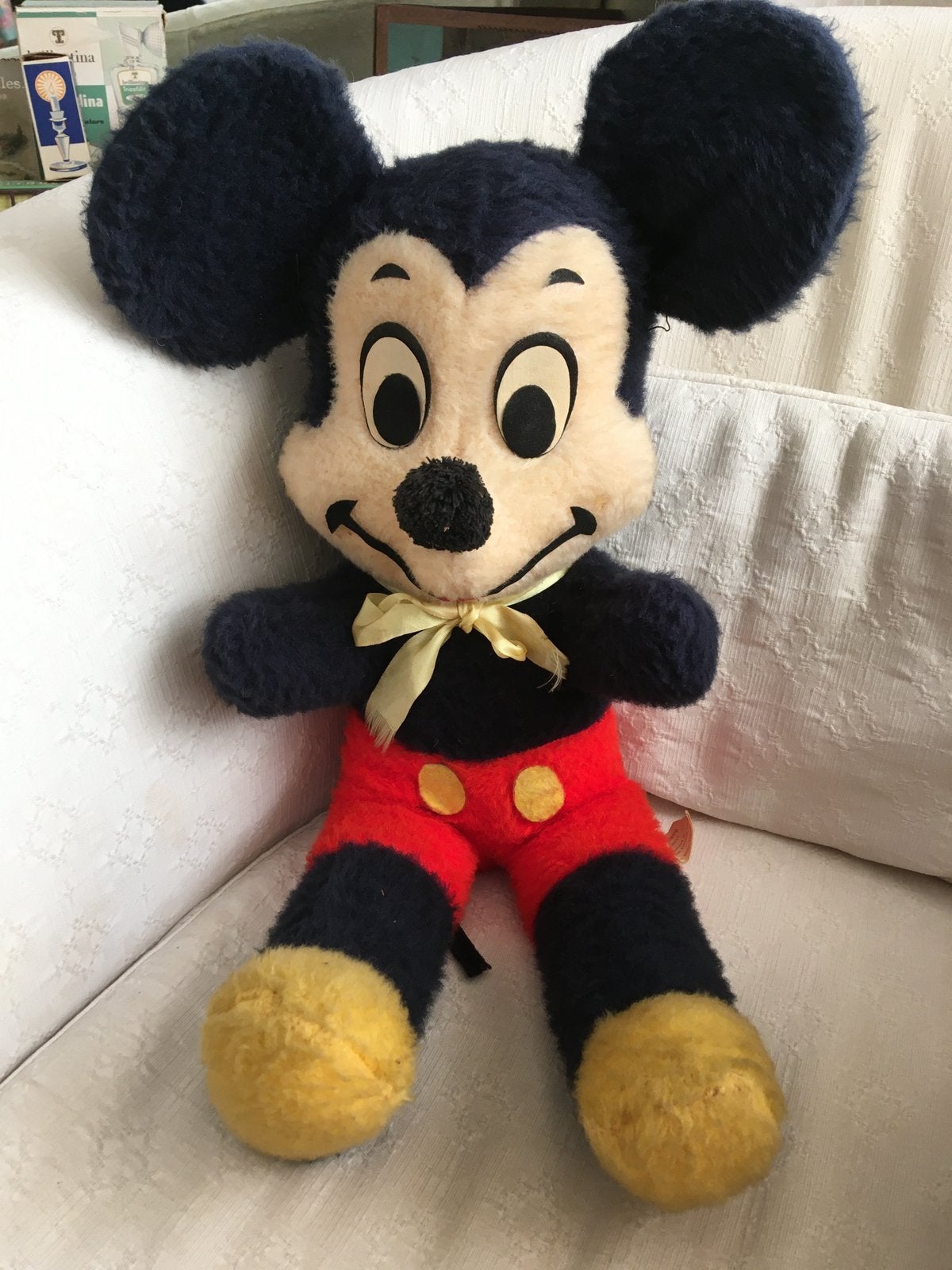 Oude Mickey Mouse pop (knuffel), Antiek en Kunst, Ophalen of Verzenden