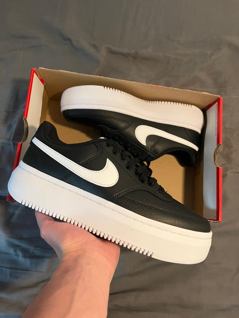 Nike Court Vision Altra Zwart Wit - Maat 42.5, Ophalen of Verzenden, Nieuw, Zwart, Sneakers of Gympen