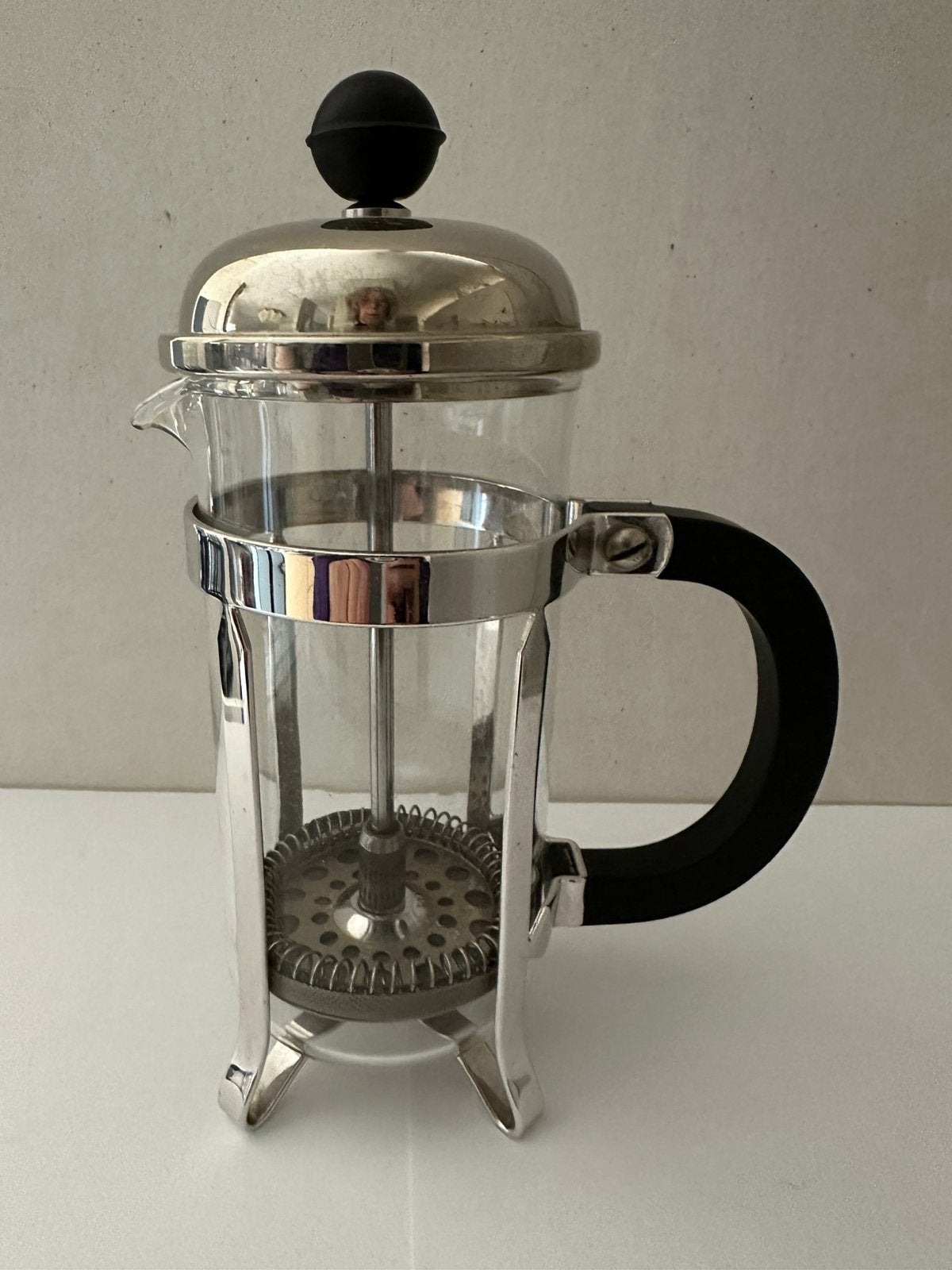Melior French Press Cafetière chroom- Volle Koffiesmaak!, Zilver, Ophalen of Verzenden, Zo goed als nieuw, Overige merken