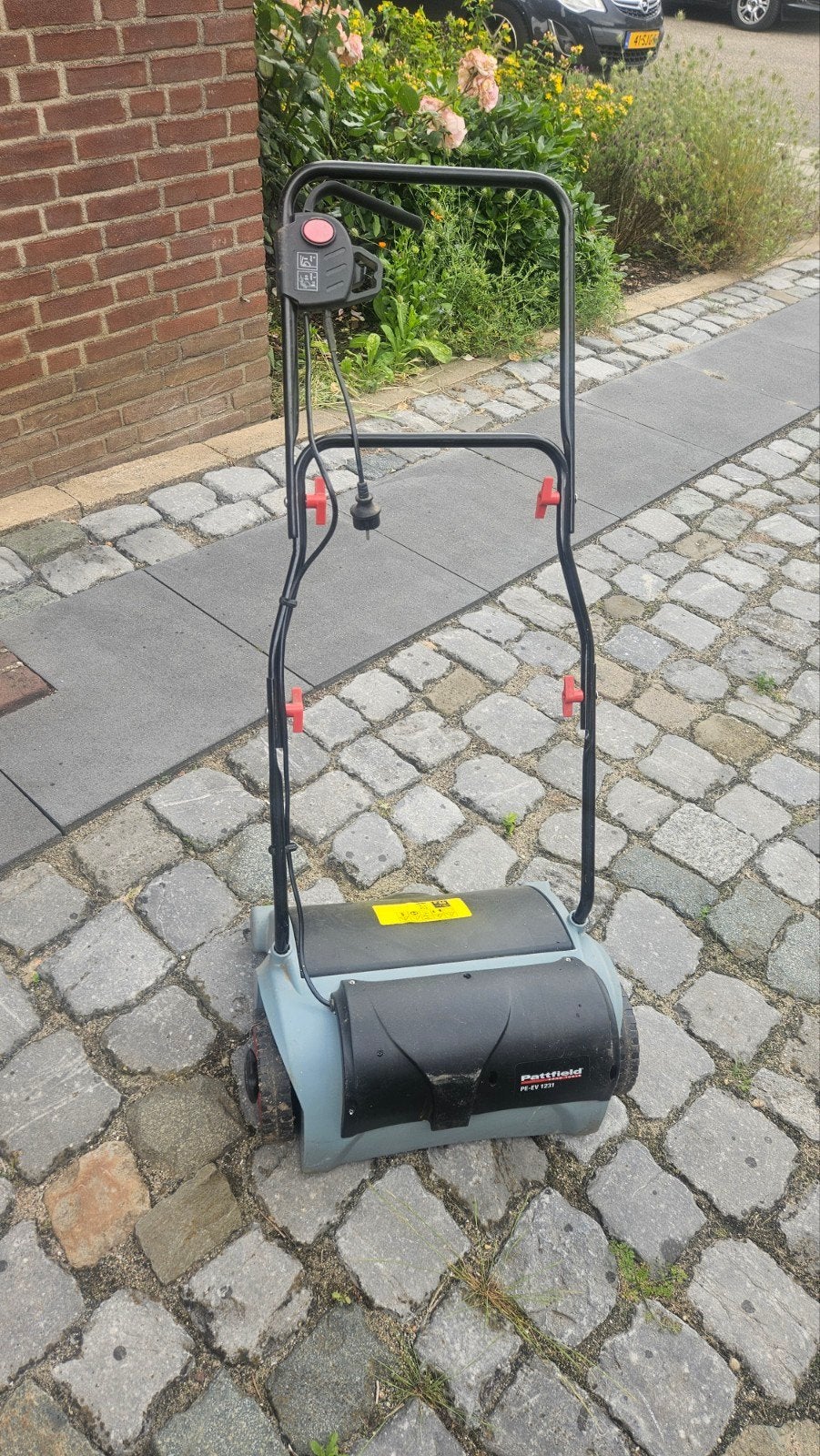 Mooie goede verticuteer machine, Tuin en Terras, Ophalen of Verzenden, Zo goed als nieuw