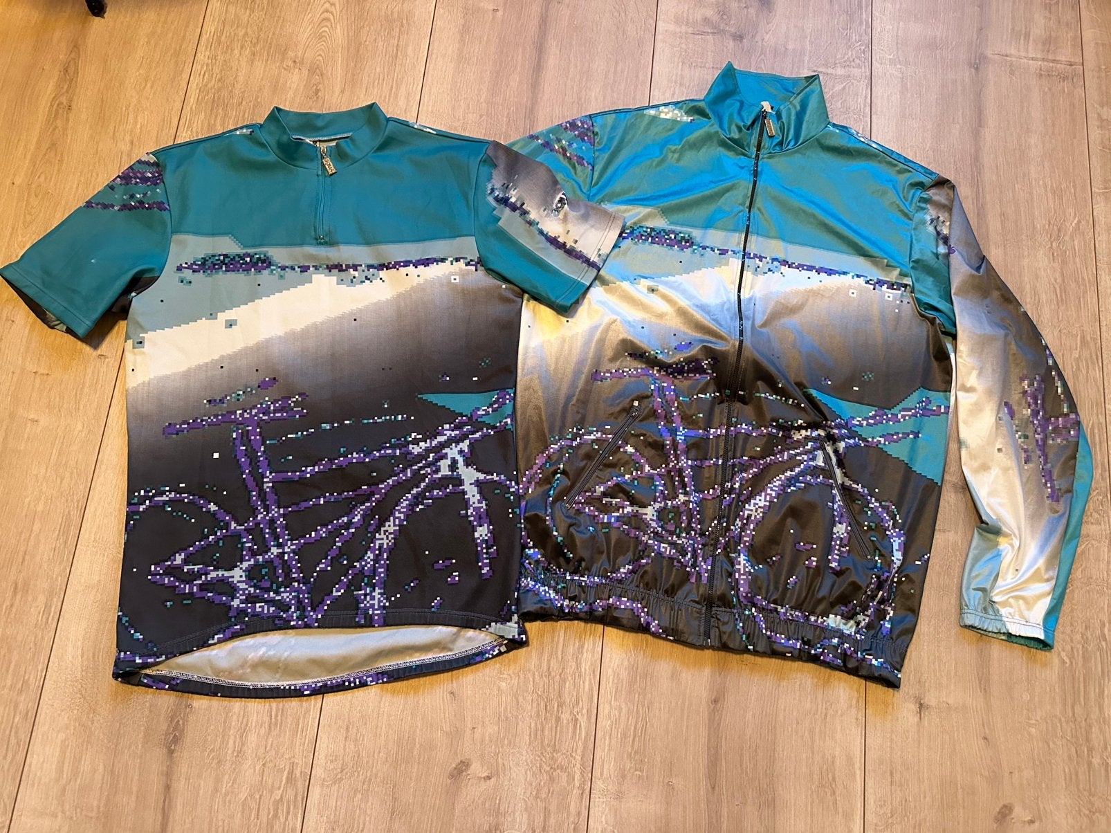 Agu fietsjasje en truitje - Maat 6 en 7, Heren, Ophalen of Verzenden, Zo goed als nieuw, Bovenkleding