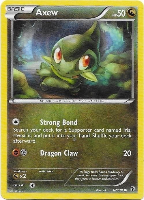 Plasma Blast,  Axew [common] 67/101, Verzenden, Nieuw, Losse kaart