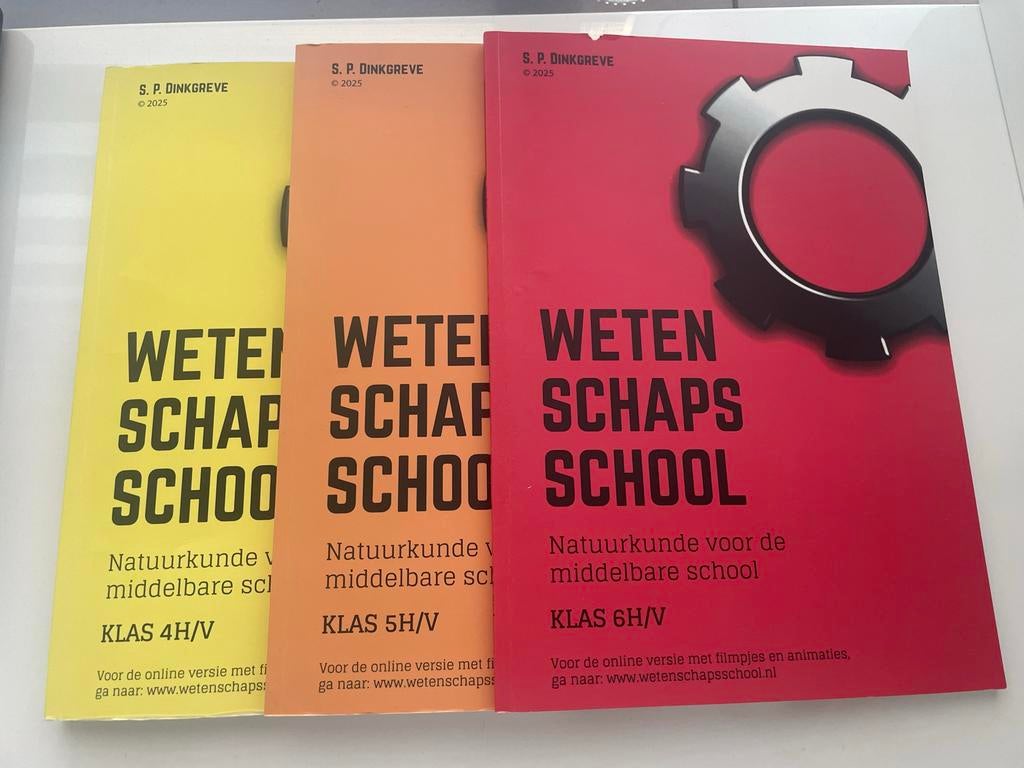 Wetenschapsschool Natuurkunde VWO Boekenbundel, Ophalen of Verzenden, Zo goed als nieuw, VWO, Natuurkunde