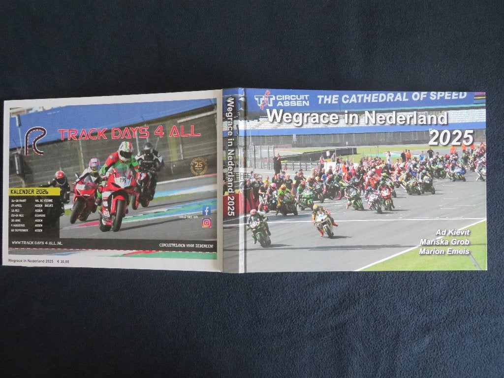 Wegrace in Nederland 2025 - Circuit Assen ( in nieuwstaat ), Boeken, Ophalen of Verzenden, Nieuw, Ad Kievit, Mariska Grob, Marion Emels