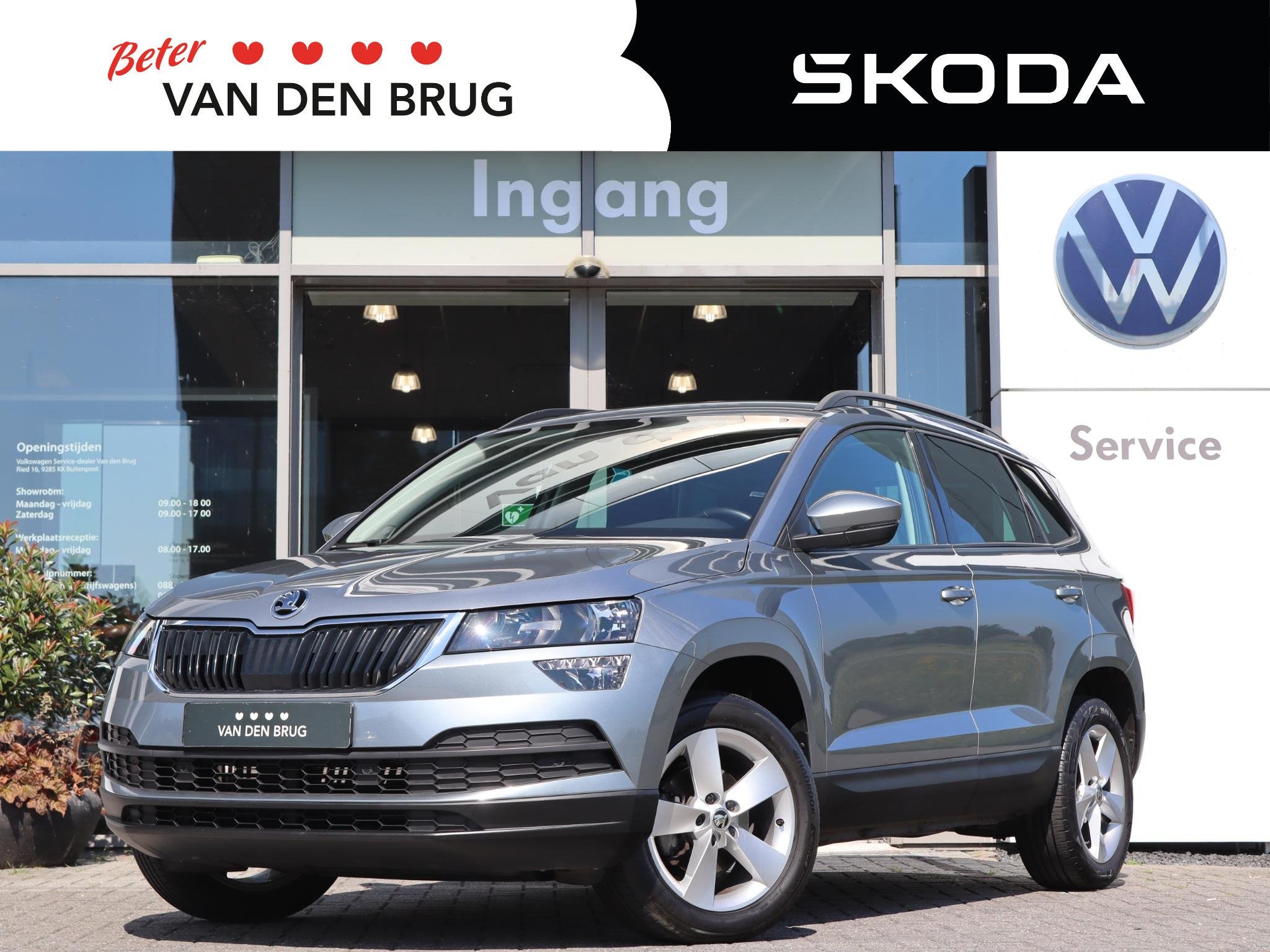 Skoda Karoq 1.0 TSI 110 pk Ambition | Navigatie | SmartLink, Auto's, Voorwielaandrijving, Stof, Gebruikt, Karoq