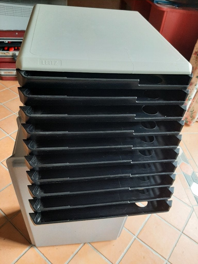 Leitz 5281 10 laden kastje voor op bureau., Ophalen of Verzenden, Gebruikt