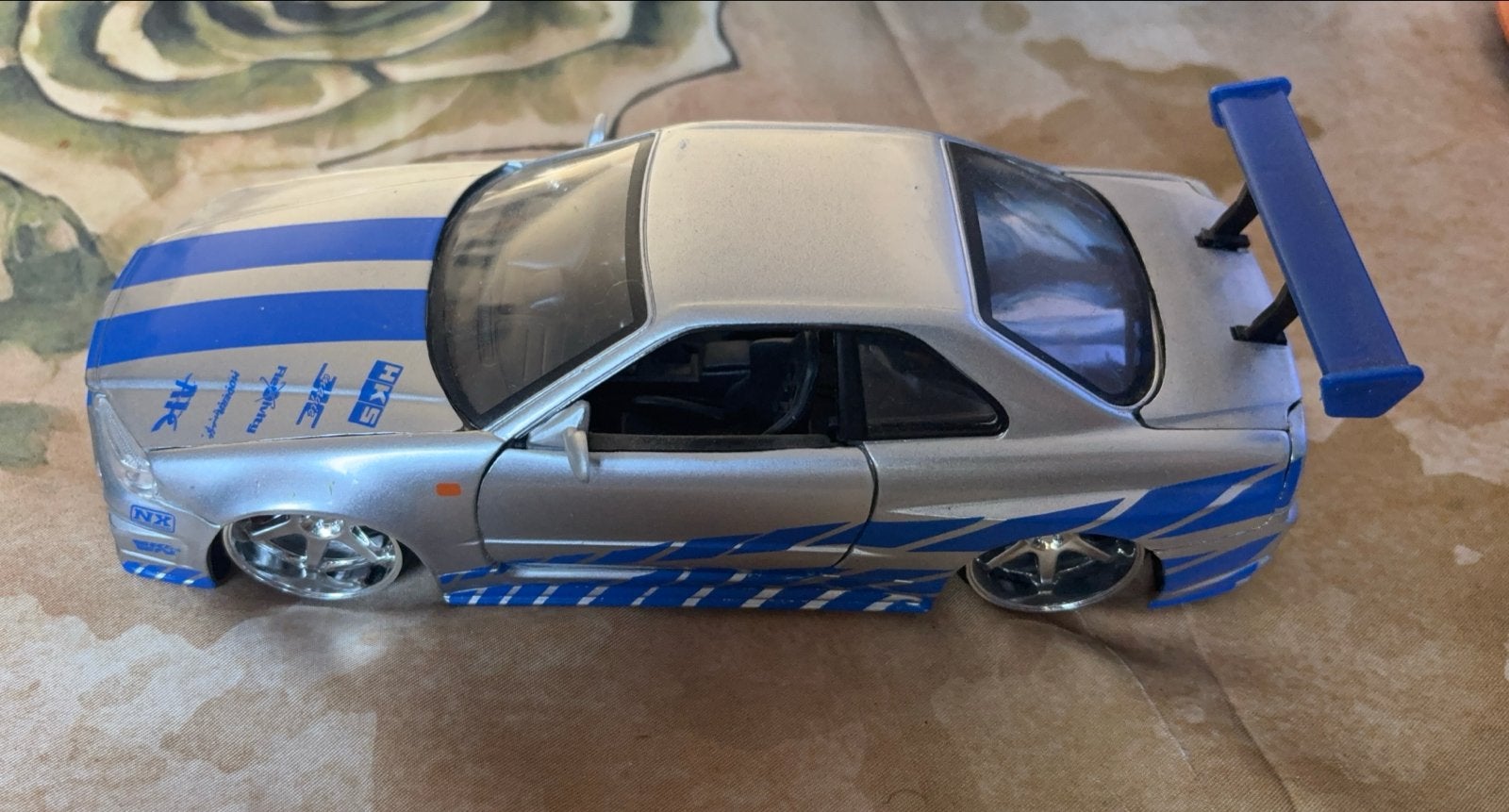Fast & Furious Nissan Skyline GT-R R34 Modelauto, Overige merken, Gebruikt, Auto, Groter dan 1:32