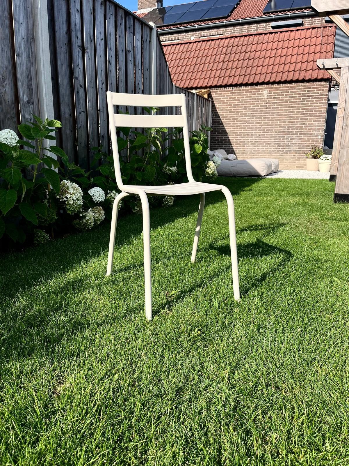 4 Franse vintage tuinstoelen – Art-Prog – Jaren '50, Tuin en Terras, Ophalen, Gebruikt