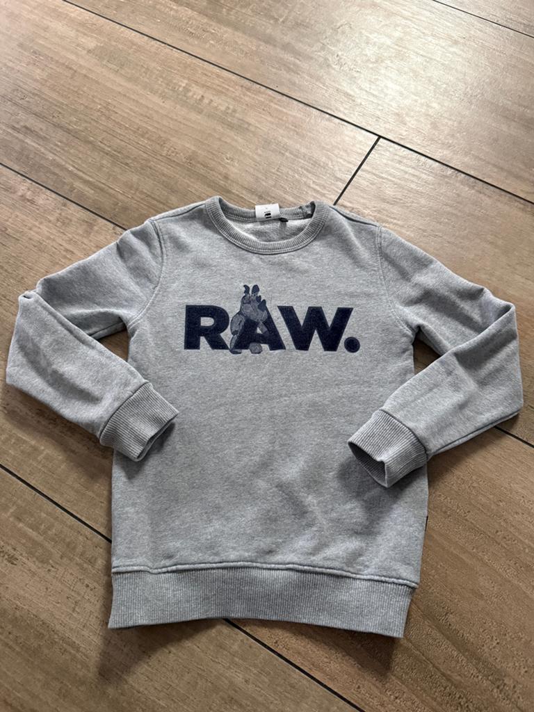 G-Star RAW sweater grijs maat 116 (6 jaar), Kinderen en Baby's, Kinderkleding | Maat 116, Ophalen of Verzenden, Zo goed als nieuw