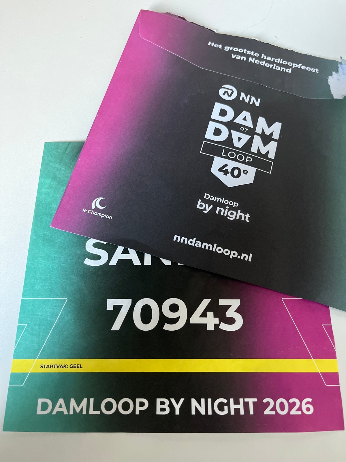 2x Dam tot Dam by night, Tickets en Kaartjes, Sport | Overige