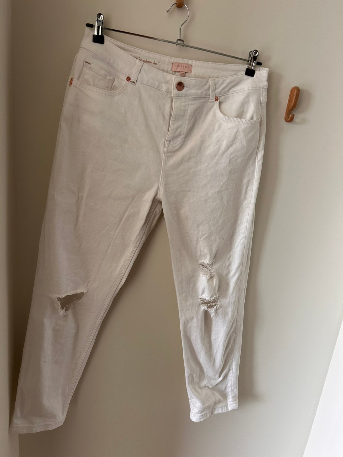 Ted Baker jeans wit, Ophalen of Verzenden, Gedragen, Wit, W30 - W32 (confectie 38/40)