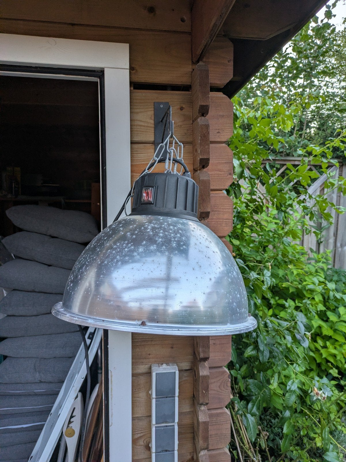 Elektrische terrasverwarmer, Ophalen, Gebruikt, Elektrisch, Plafond