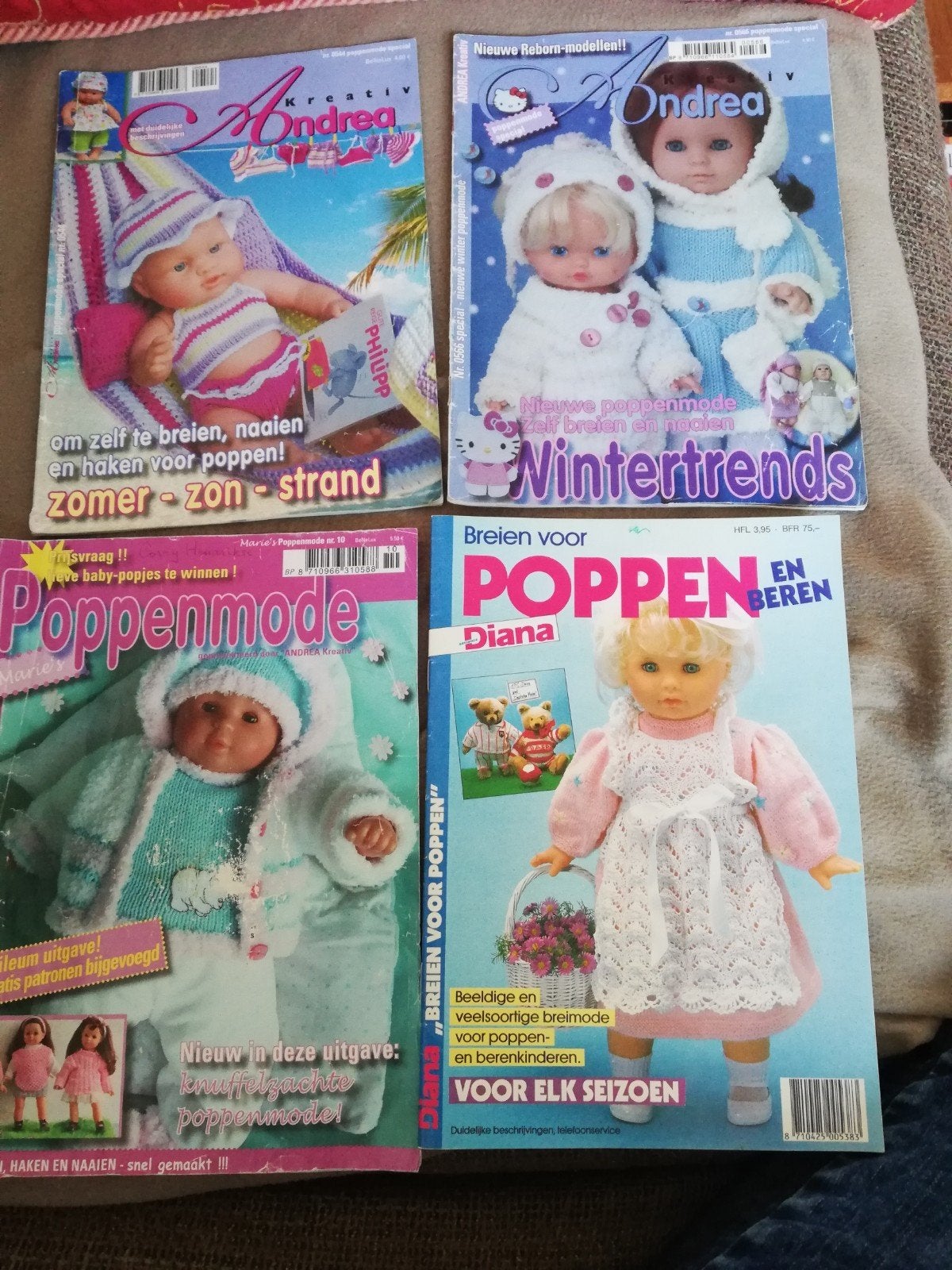 breien haken naaien voor poppen poppenmode, Hobby en Vrije tijd, Ophalen, Gebruikt, Breien of Haken, Patroon of Boek