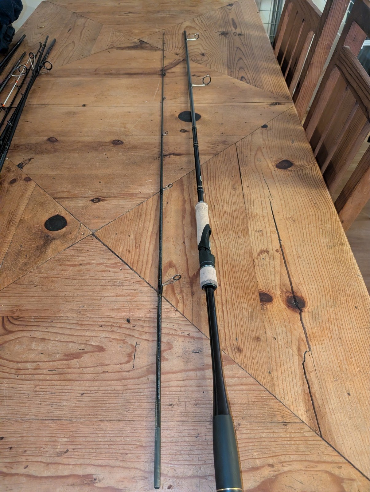 Shimano yasei LTD perch distance, Ophalen, Zo goed als nieuw, Werphengel