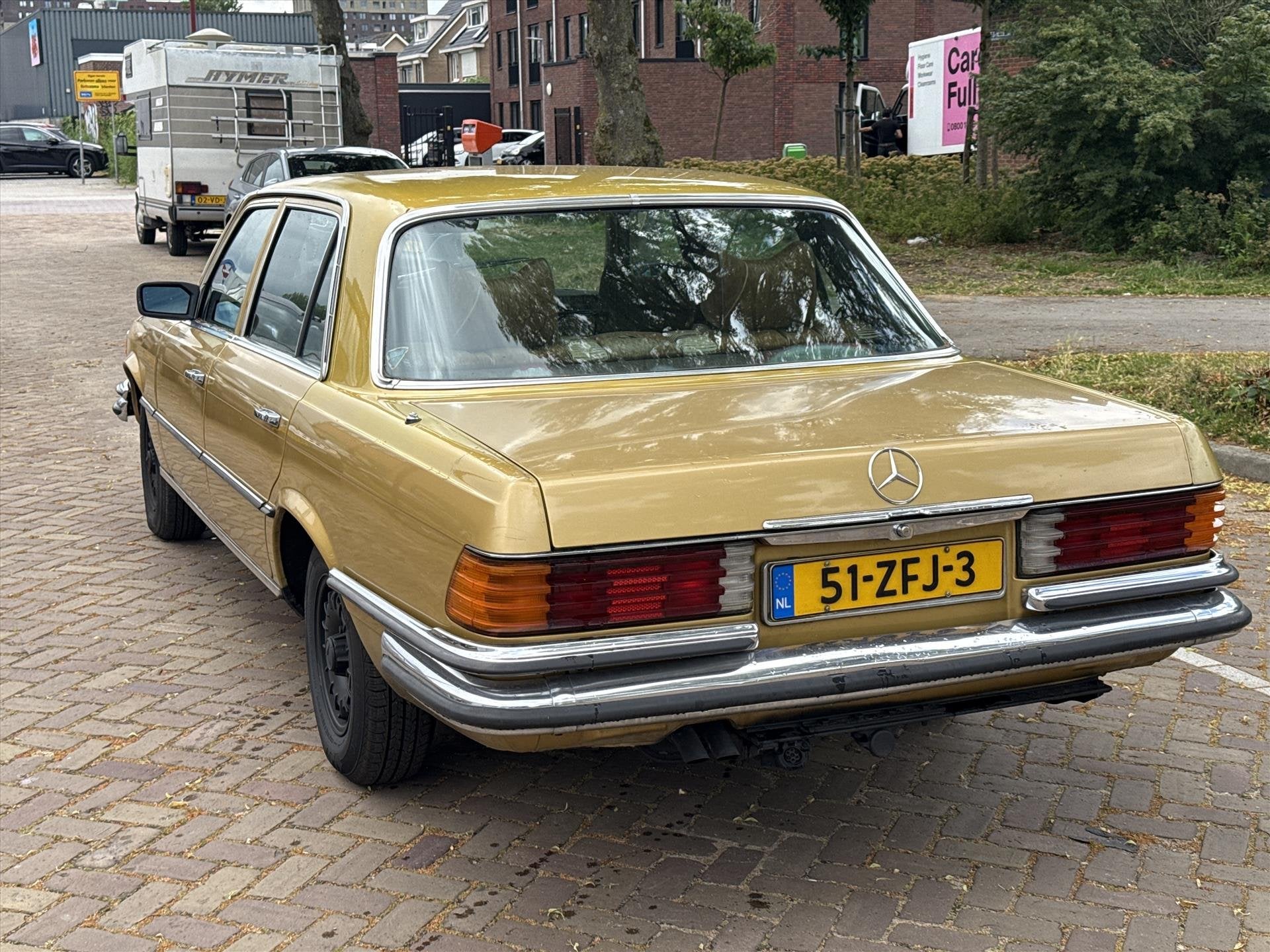 Mercedes S-Klasse 2.7 280 SEL, Gebruikt, 2717 cc, Geel, Bedrijf