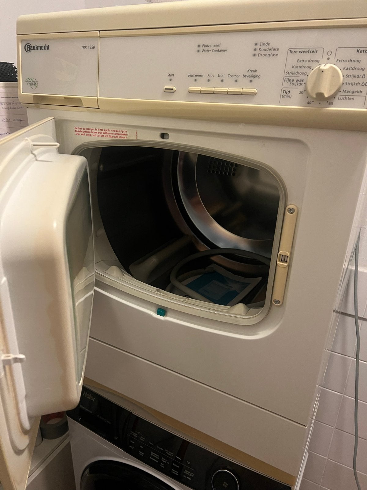 Bauknecht TRK 4850 droger - Gebruikt en gratis af te halen