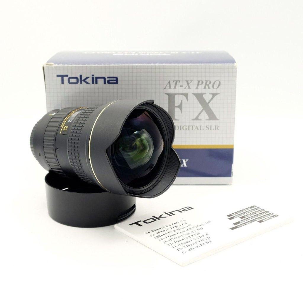 Tokina 16-28mm F2.8 Pro FX AT-X Canon EF-Mount (Occ), ., Zo goed als nieuw, ., Groothoeklens