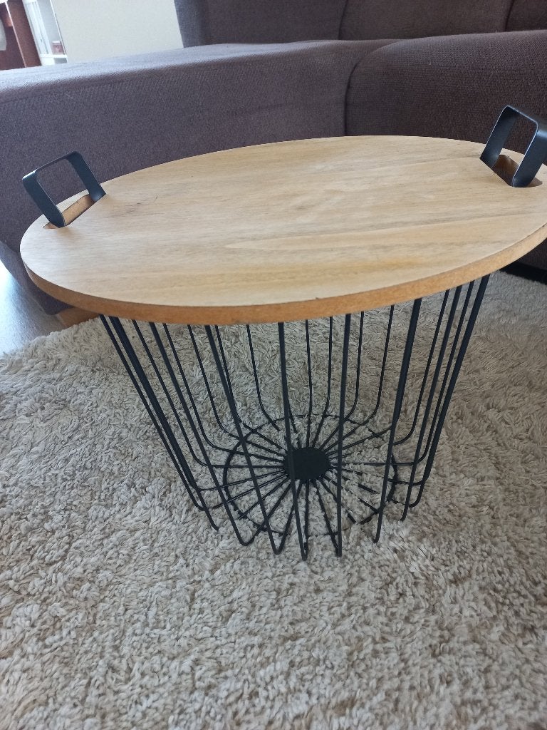 Bijzettafel, Overige materialen, Minder dan 55 cm, Gebruikt, Leuk