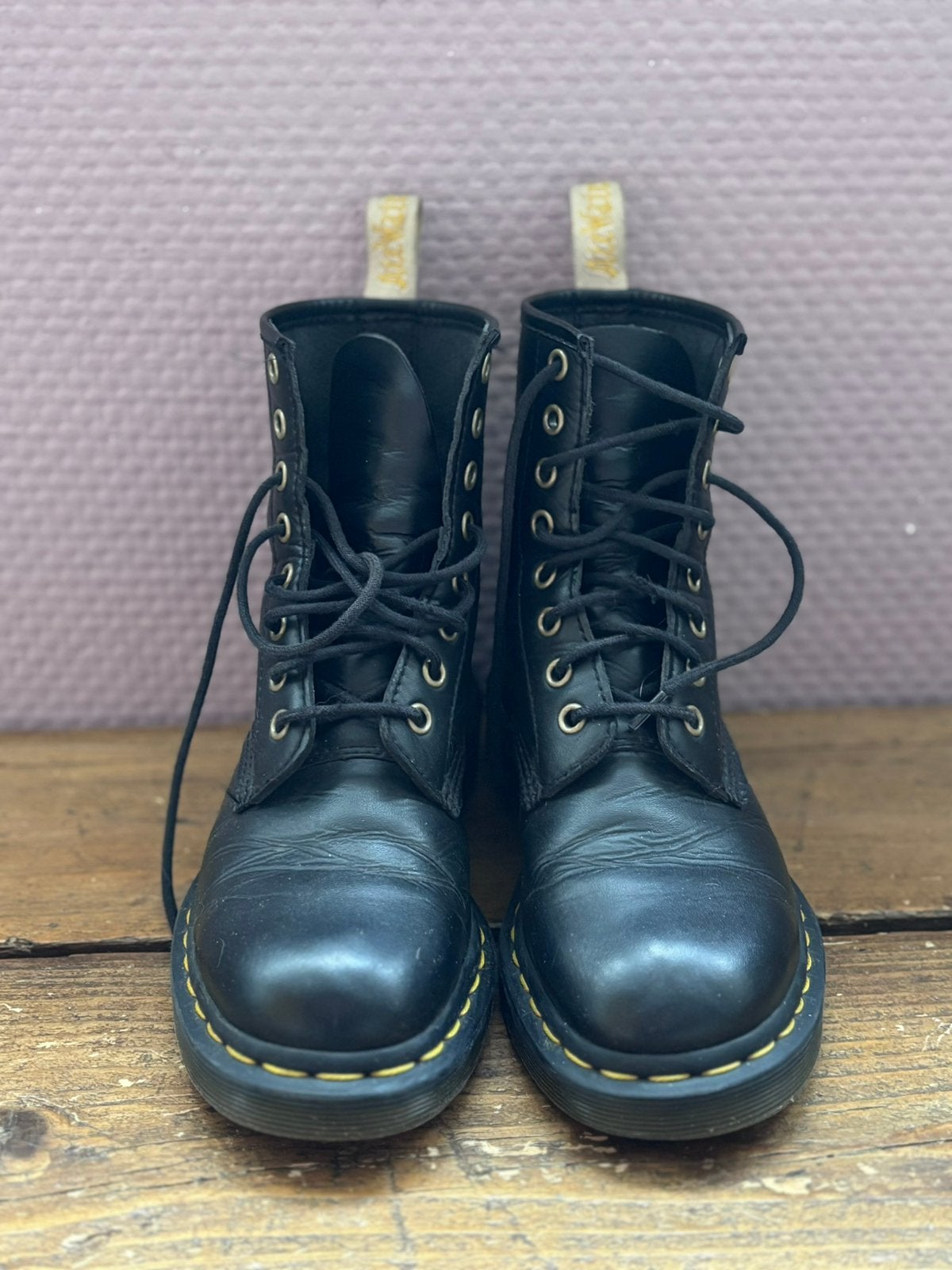 Dr Martens Vegan 1460 maat 37, Kleding | Dames, Schoenen, Ophalen of Verzenden, Zo goed als nieuw, Zwart